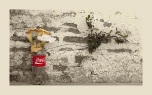 Coke, callas and plant